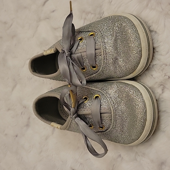 Keds Shoes Keds By Kate Spade Sparkley Silver Shoes Toddler Girl